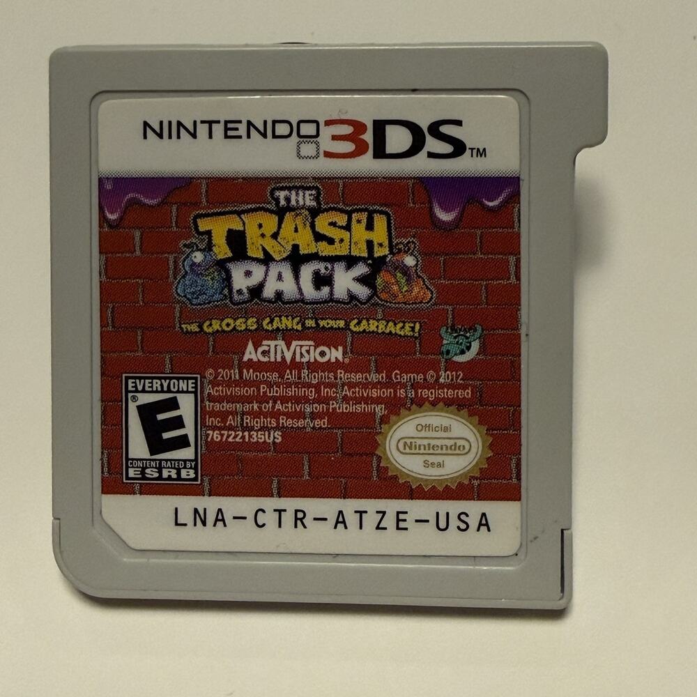 The Trash Pack (Nintendo 3DS, 2012) ~ Brand New and Factory Sealed